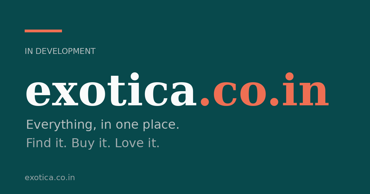 Link preview image for exotica.co.in